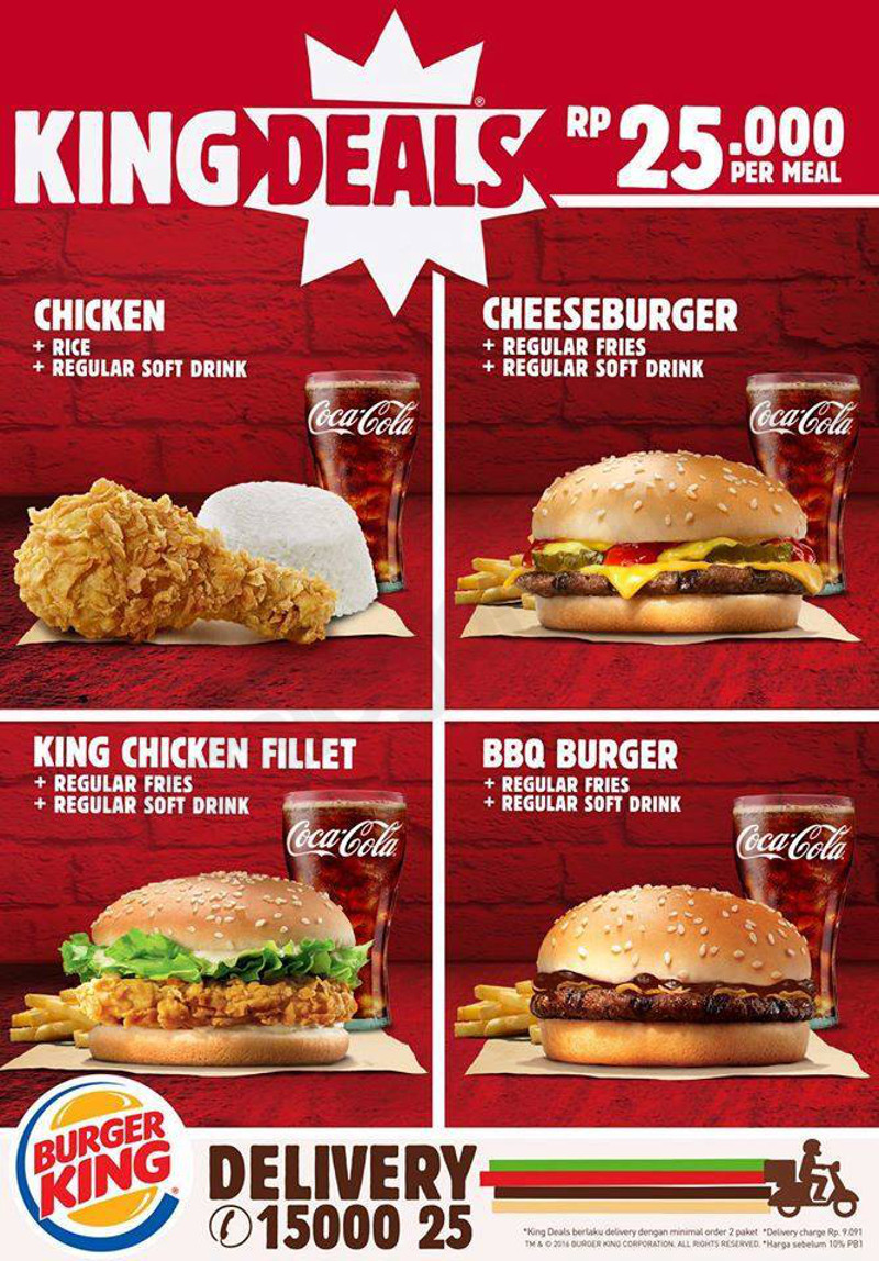 Burger King Burger King Deals Hanya Rp 25.000