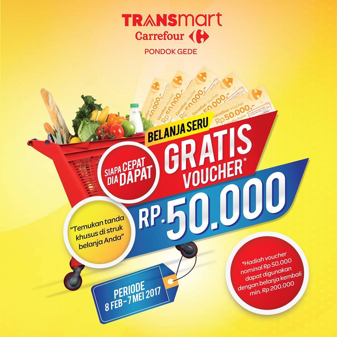 Carrefour Free Voucher 50K