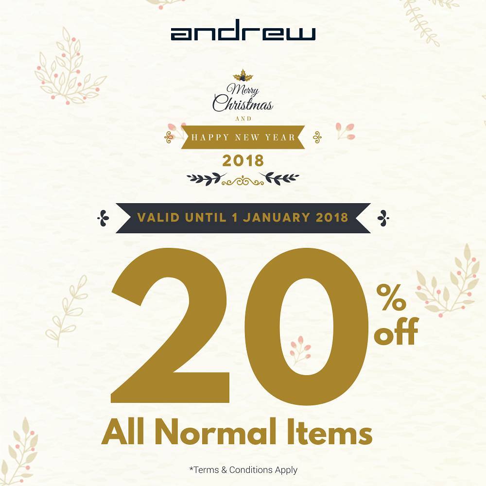 20% off All Normal Items