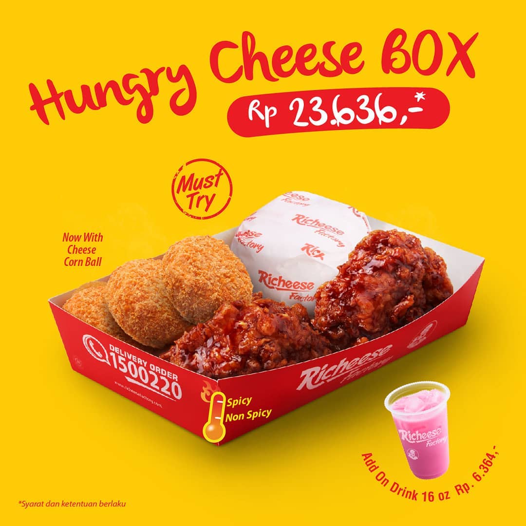 Hungry Cheese Box Only 23K+