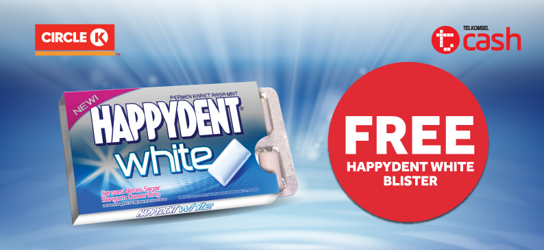 Circle K FREE Happydent White Blister