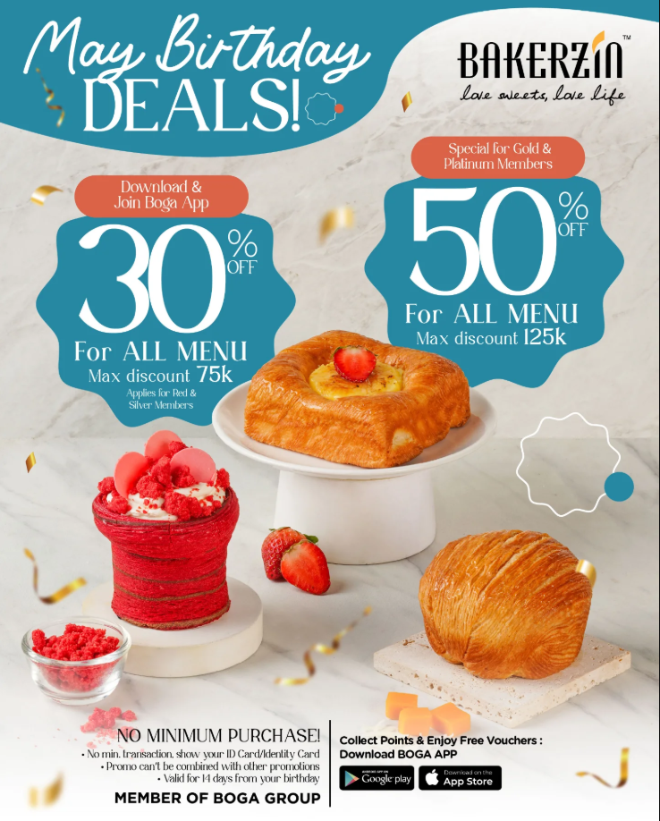MAY BIRTHDAY DEALS