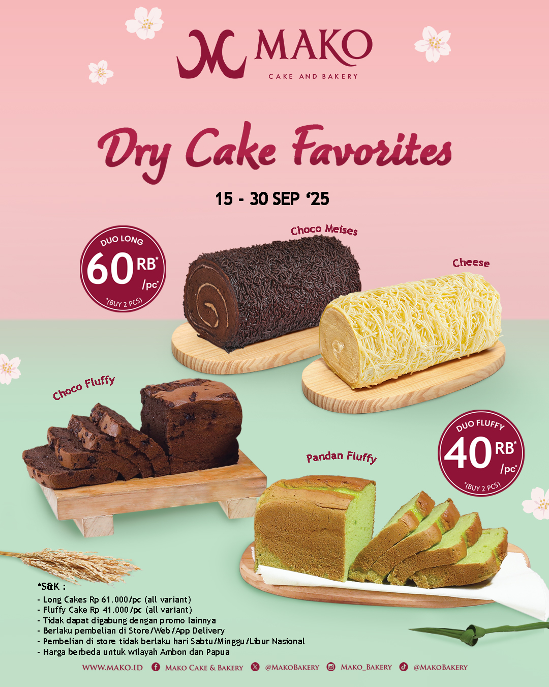 DRY CAKE FAVORITES
