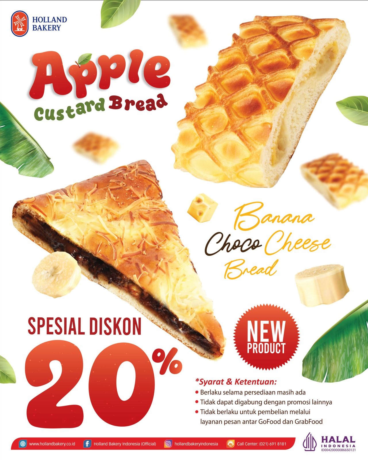 APPLE CUSTARD BREAD