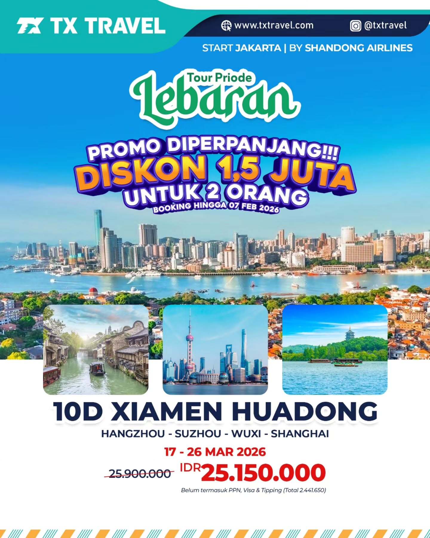 TOUR PERIODE LEBARAN