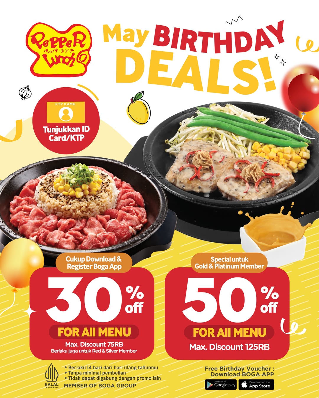 MAY BRITHDAY DEALS
