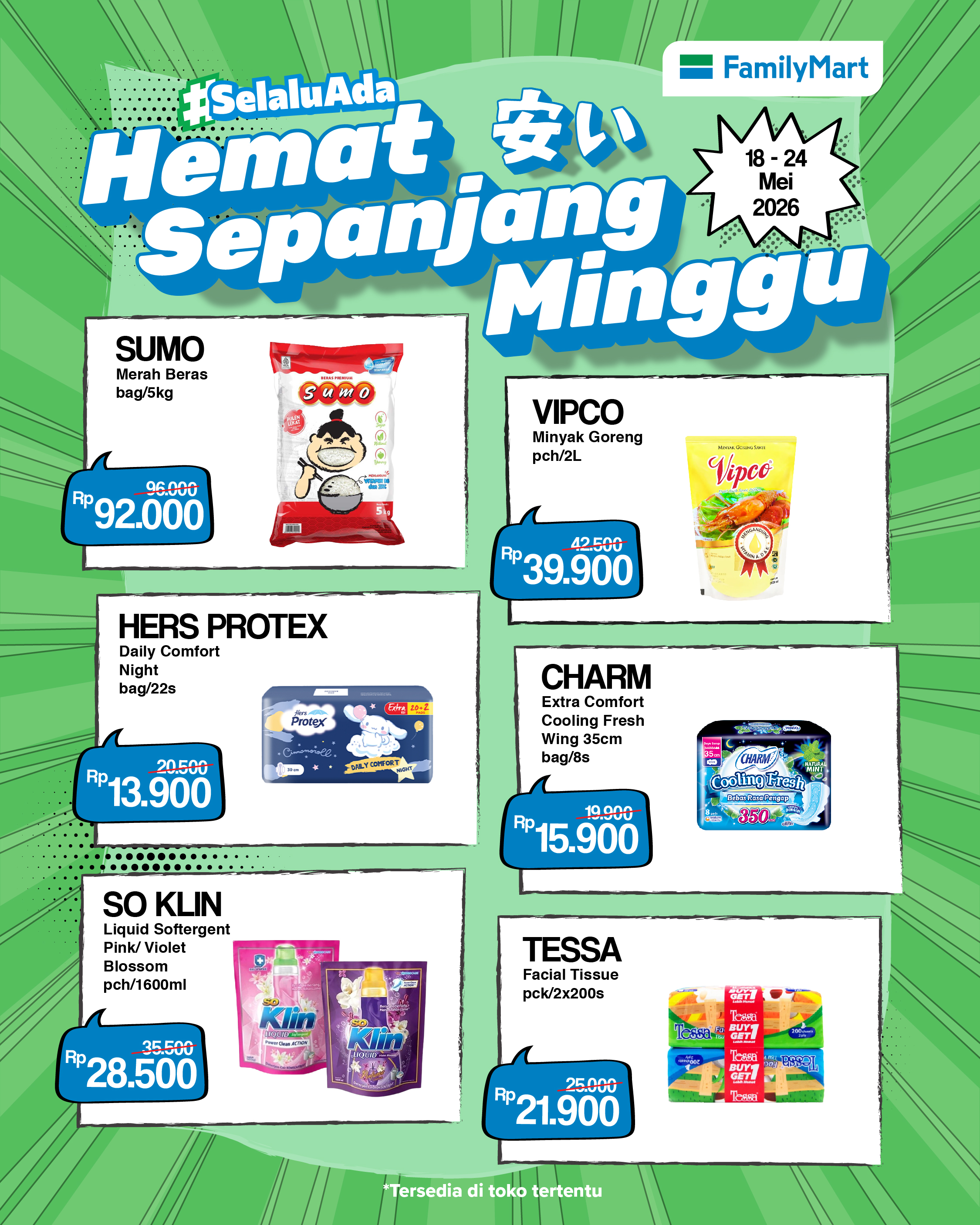HEMAT SEPANJANG MINGGU