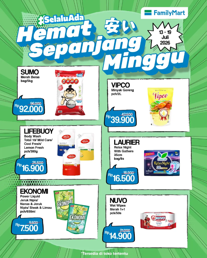 HEMAT SEPANJANG MINGGU