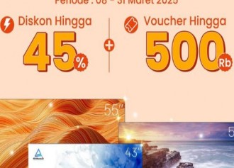 Diskon hingga 45%