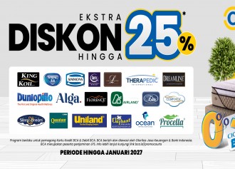 Ekstra Diskon Hingga 25%